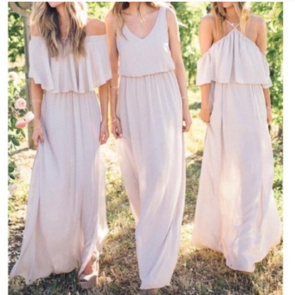Show Me Your MuMu Dresses & Skirts - SHOW ME YOUR MUMU Rebecca Off the Shoulder Gown